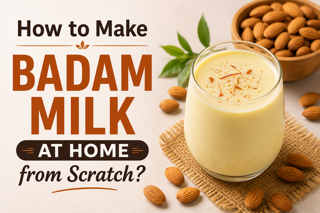 Badam Milk at Home