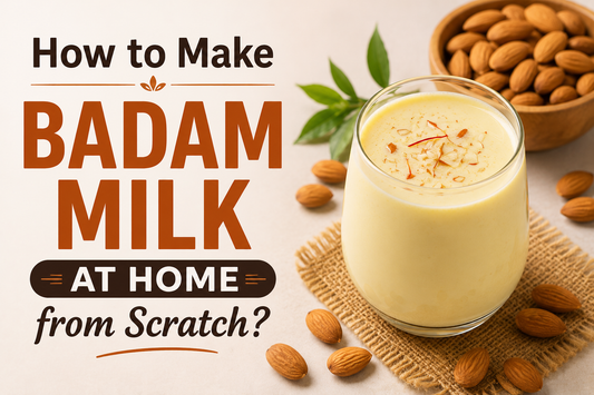 Badam Milk at Home