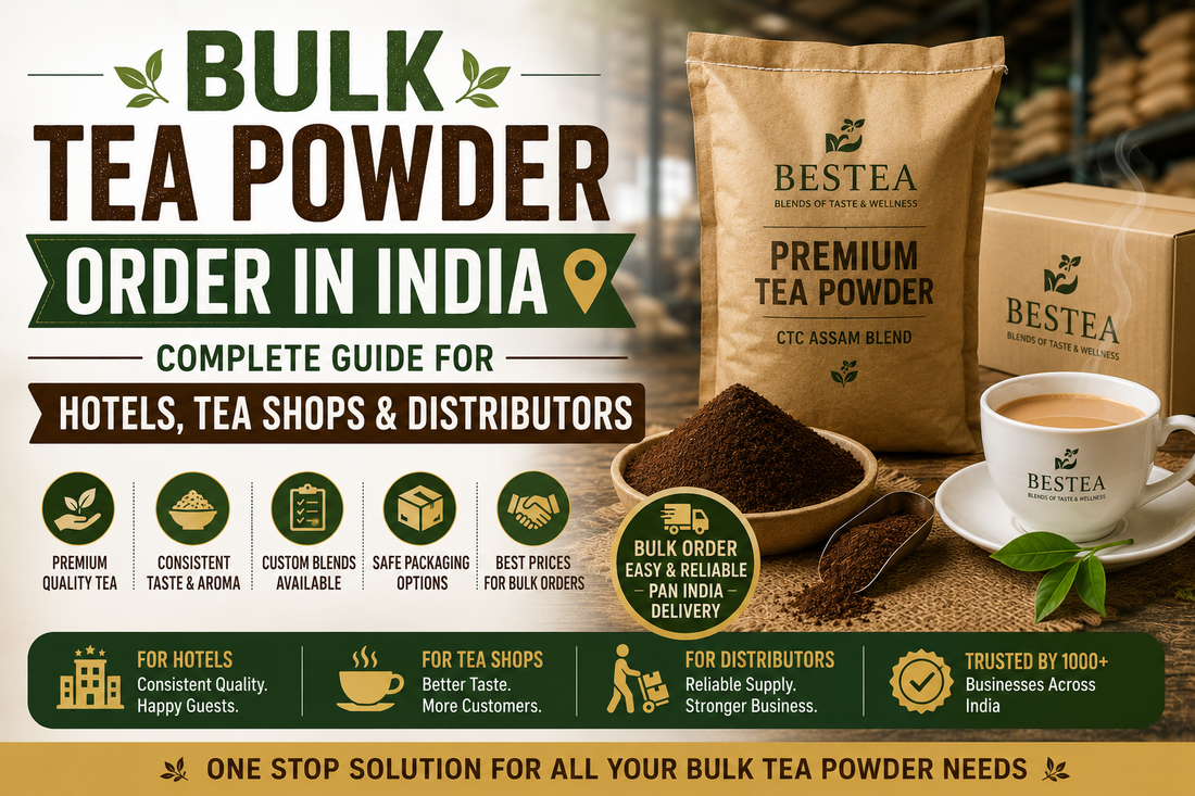 Bulk Tea Powder Order in India