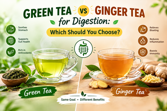 Green Tea or Ginger Tea