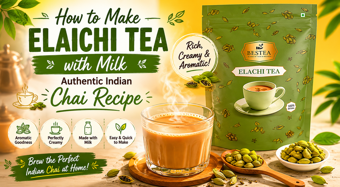 How to Make Elaichi Tea with Milk – Authentic Indian Chai Recipe