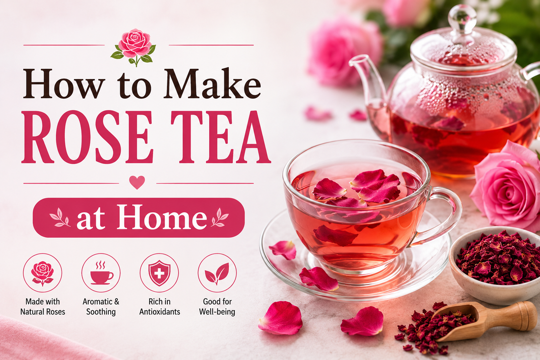 make rose tea