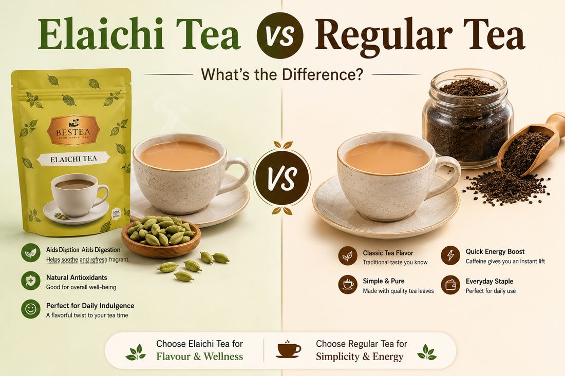 Elaichi Tea vs Regular Tea – What’s the Difference?