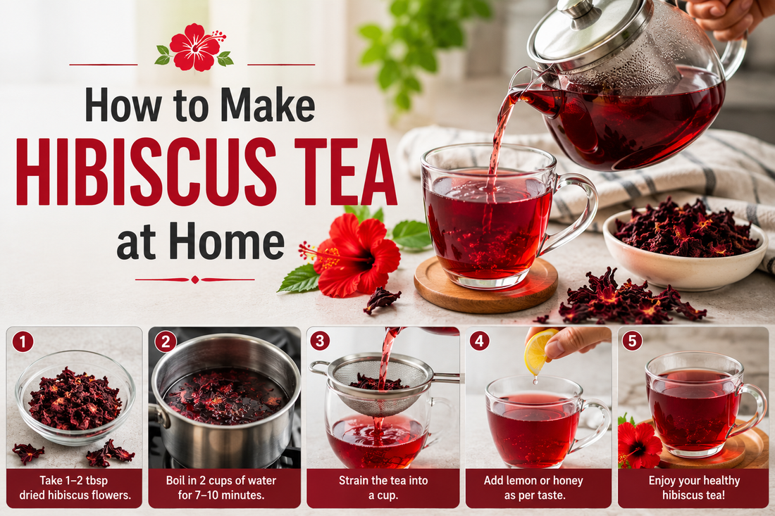 How to Make Hibiscus Tea at Home